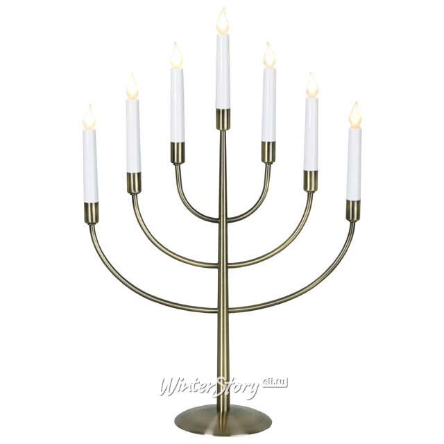 Семисвечник Titus 59*39 см винтажное золото Star Trading