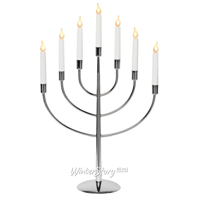 Семисвечник Titus 59*39 см серебряный Star Trading