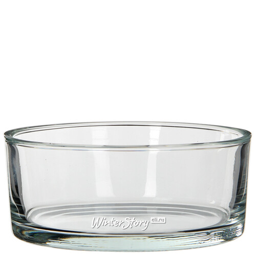 Плоская ваза Пенелопа 19*8 см, стекло Edelman