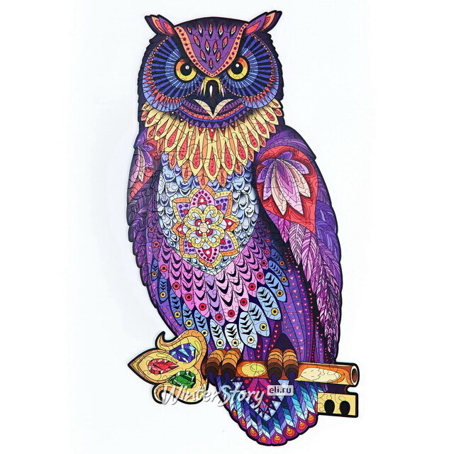 Деревянный пазл Филин Хранитель 42*22 см, 200 элементов Active Puzzles