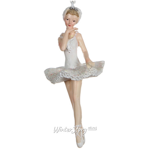 Елочная игрушка Балерина Анастейша - танцовщица из Ливерпуля 11 см, подвеска Edelman