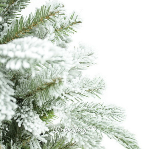 Искусственная елка Эдельвейс с шишками заснеженная 210 см, ЛИТАЯ + ПВХ Beatrees