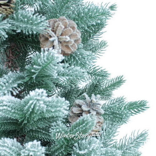 Искусственная елка Камелия заснеженная 250 см с шишками, ЛИТАЯ + ПВХ Beatrees
