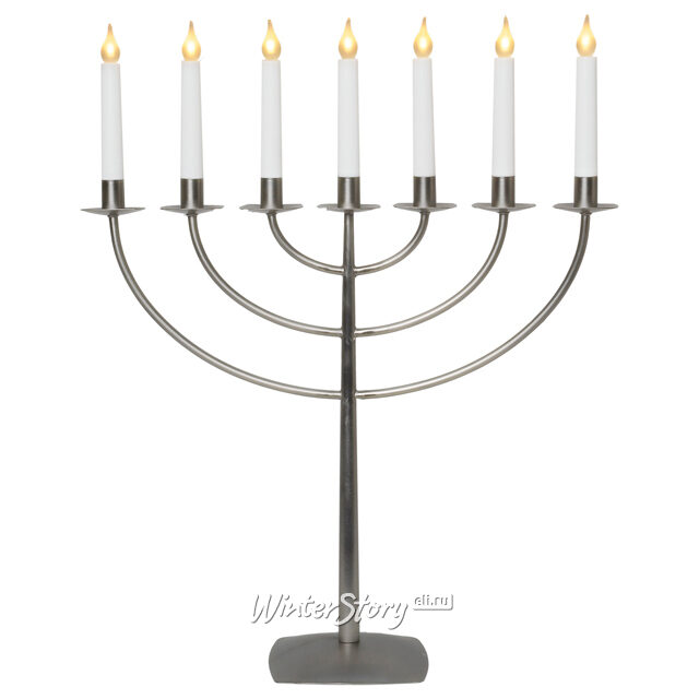 Семисвечник Marcia 56*47 см серебряный Star Trading