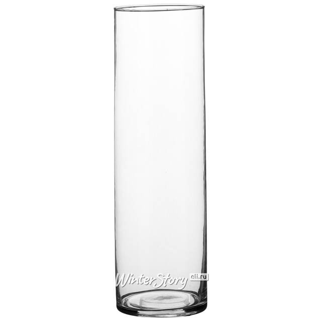 Стеклянная ваза-цилиндр Астер 30 см Edelman