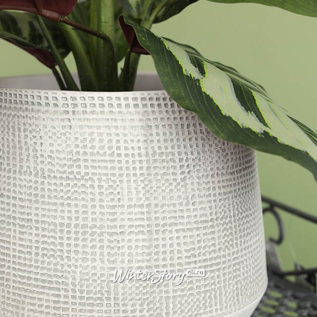 Керамическое кашпо Grey Joy 19*17 см Edelman