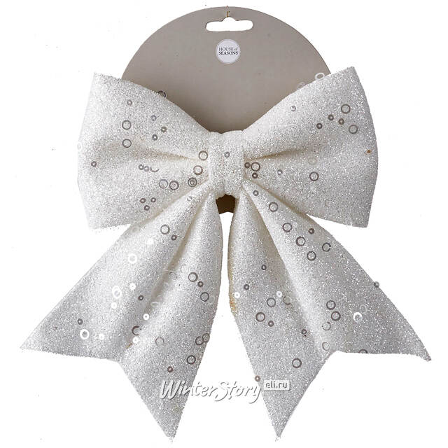 Бант для декора Блестки 20*24 см Edelman
