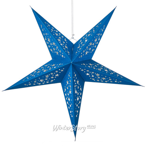 Звезда из бумаги Альнаир 56 см голубая Edelman