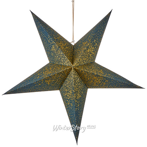 Звезда из бумаги Инфинити 56 см синяя с золотым Edelman