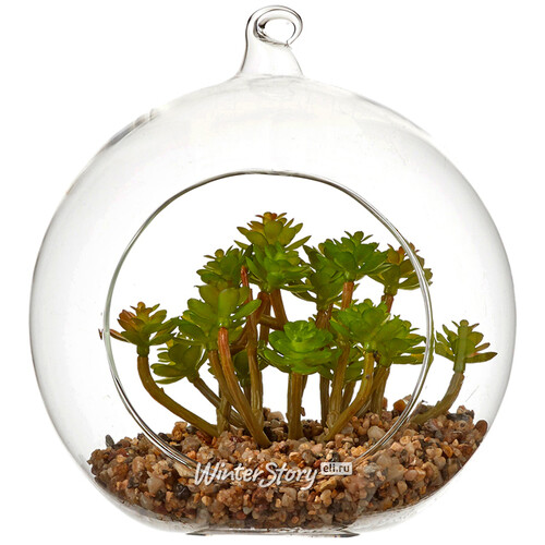 Искусственный флорариум-шар Дерево Любви 15 см Edelman