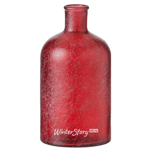 Декоративная бутылка Феличе 22 см бордовая Edelman