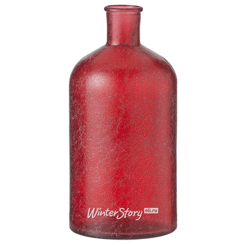 Декоративная бутылка Феличе 28 см бордовая Edelman