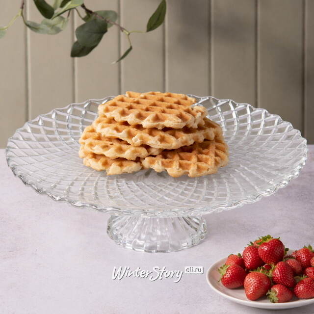 Подставка для торта Geneva 32 см, стекло EDG