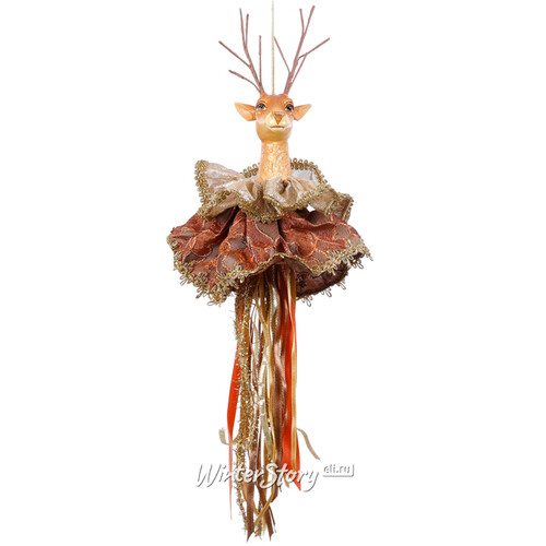 Ёлочная игрушка Благородный Лорд Паганини - Олень 25 см, подвеска Noel Collection (Katherine’s Style)