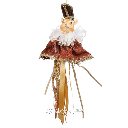 Ёлочная игрушка Благородный Лорд Паганини - Мышонок Гусар 25 см, подвеска Noel Collection (Katherine’s Style)