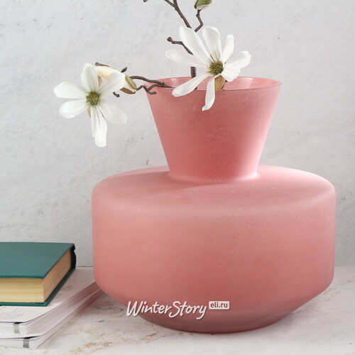 Декоративная ваза Элебрун 25 см розовая EDG