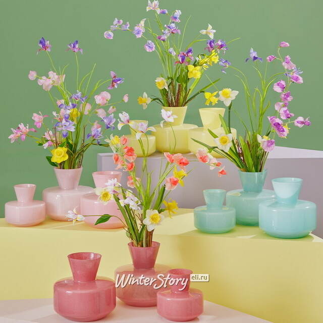 Декоративная ваза Элебрун 20 см розовая EDG