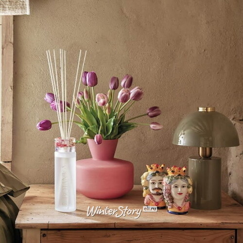 Декоративная ваза Элебрун 25 см розовая EDG