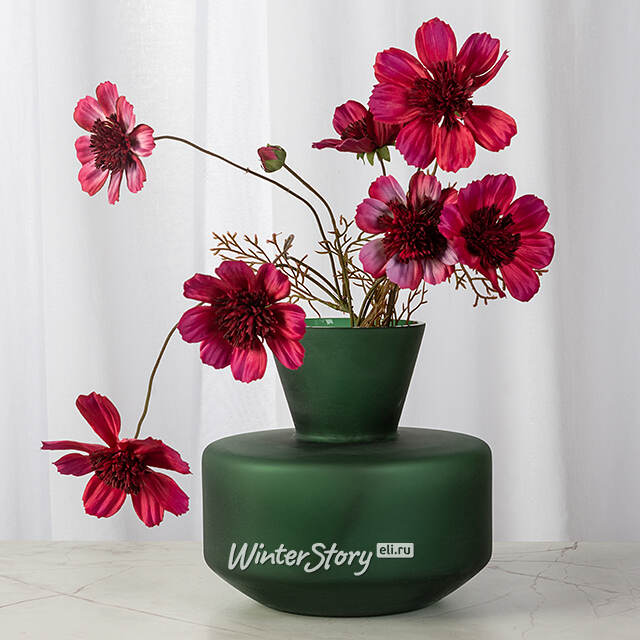 Декоративная ваза Элебрун 20 см изумрудная EDG