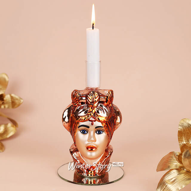 Декоративный подсвечник Синьора Шармилла 18 см EDG (ЭДГ)