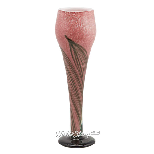 Декоративная ваза Albigono 45 см изумрудно-розовая EDG