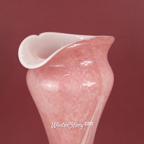 Декоративная ваза Albigono 45 см бело-розовая EDG