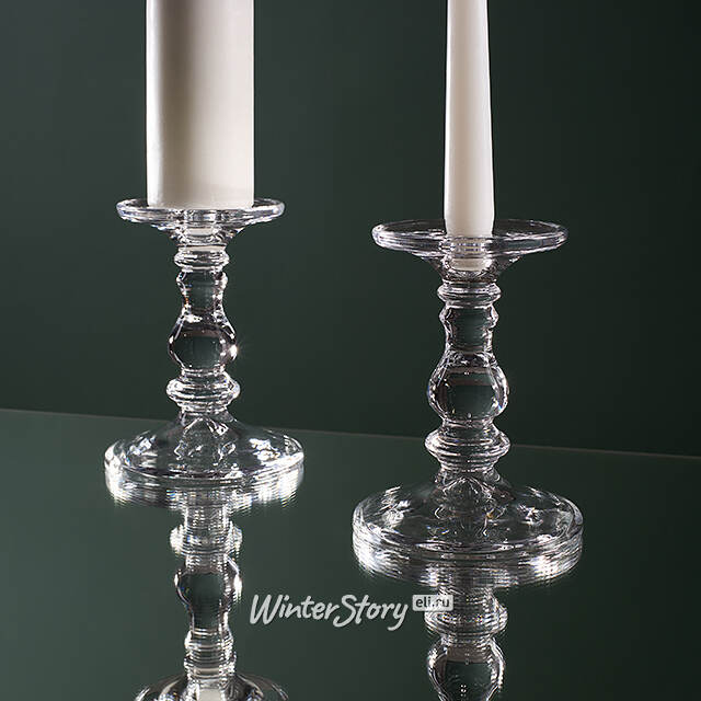 Стеклянный подсвечник Theresia 15*11 см EDG