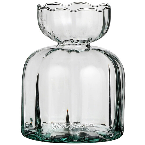 Стеклянная ваза Иоланта 16 см Edelman