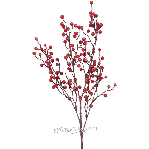 Декоративная ветка с ягодами Скарлет Берри 70 см Edelman