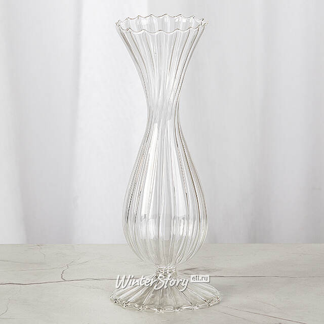 Стеклянная ваза Ирлинда 22 см EDG
