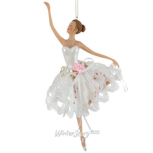 Ёлочная игрушка Балерина Мирабель - Моя прекрасная Леди 19 см, подвеска Noel Collection (Katherine’s Style)