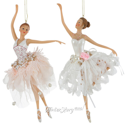 Ёлочная игрушка Балерина Мирабель - Моя прекрасная Леди 19 см, подвеска Noel Collection (Katherine’s Style)