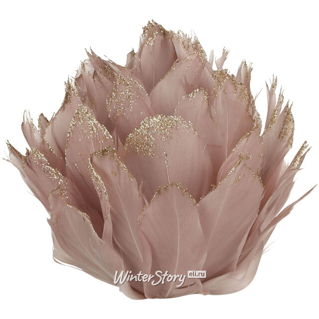 Искусственный цветок Пион Florence Ellis 12 см, клипса Edelman