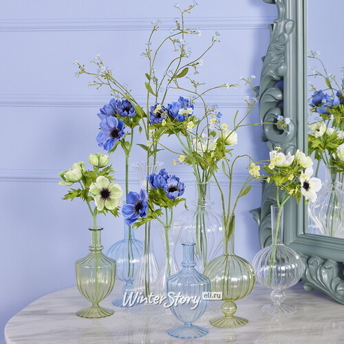 Стеклянная ваза Monofiore 25 см голубая EDG