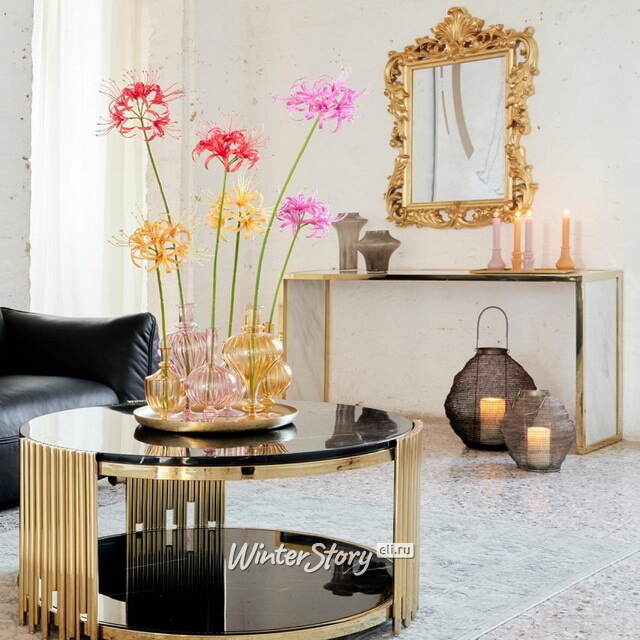 Стеклянная ваза Monofiore 30 см оранжевая EDG