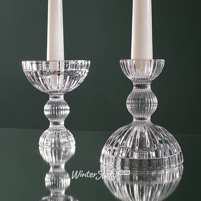 Стеклянный подсвечник Pietra Stimata 12 см EDG (ЭДГ)