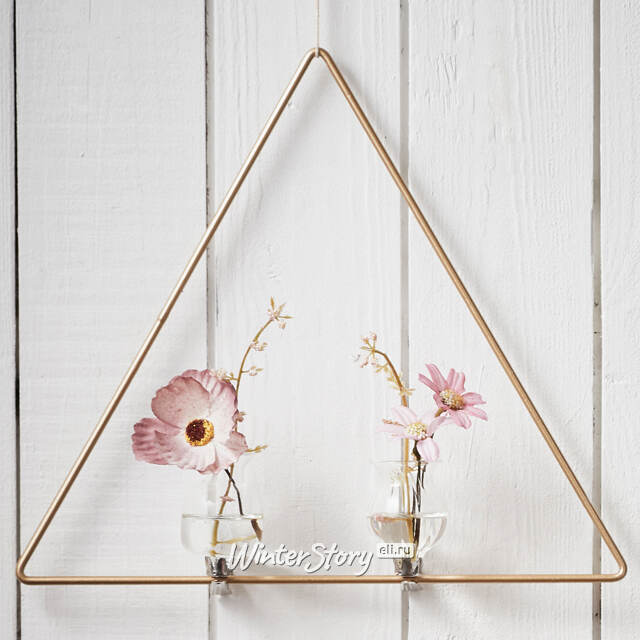 Мини-вазы на прищепке Векьяно 6*4 см, 3 шт, стекло Winter Deco