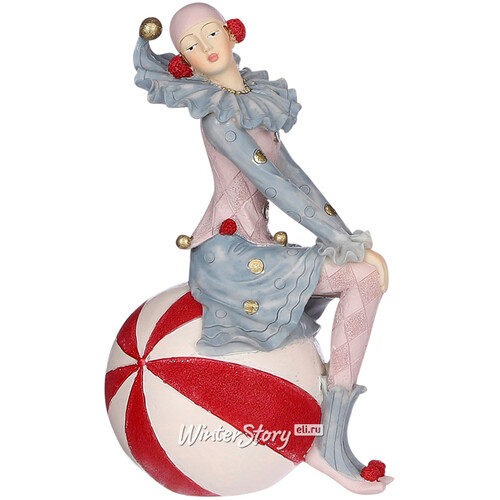 Декоративная фигурка Клоун Фибби на шаре - Марсельский Цирк 18 см Edelman