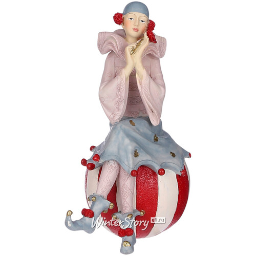 Декоративная фигурка Клоун Моника на шаре - Марсельский Цирк 18 см Edelman