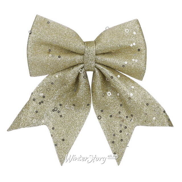 Бант для декора Charette 24*20 см золотистый Edelman