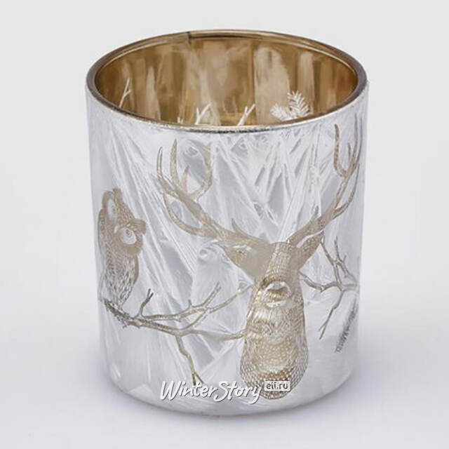 Стеклянный подсвечник Principe de Foresta 8 см EDG