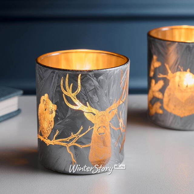 Стеклянный подсвечник Principe de Foresta 8 см EDG