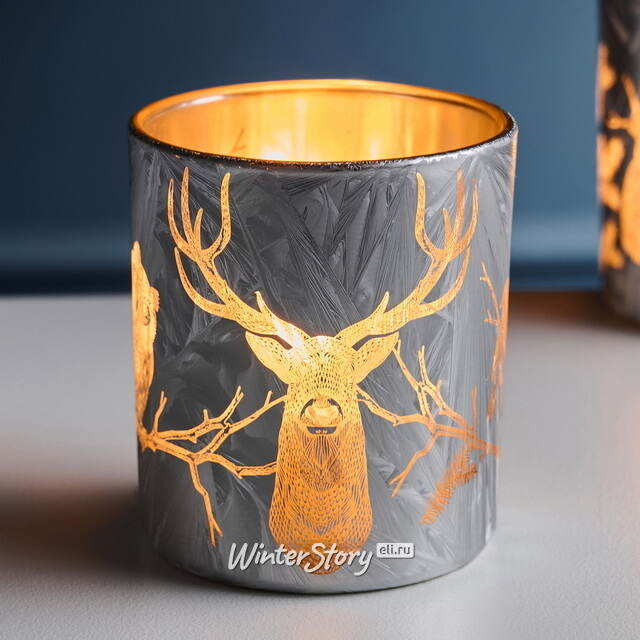 Стеклянный подсвечник Principe de Foresta 8 см EDG