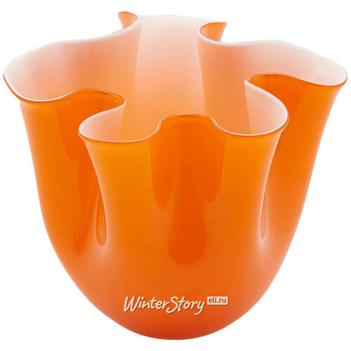 Декоративная ваза Алеберта 14 см оранжевая EDG