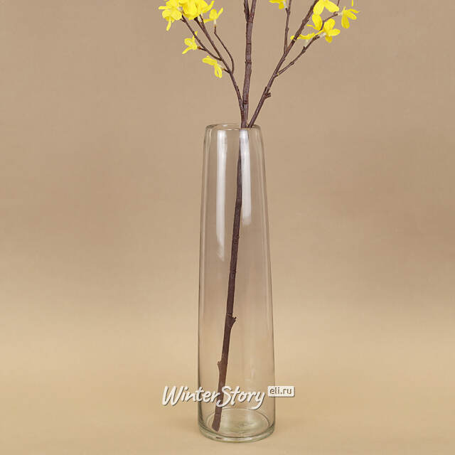 Ваза для цветов Xandra Single 38 см дымчато-серая Edelman