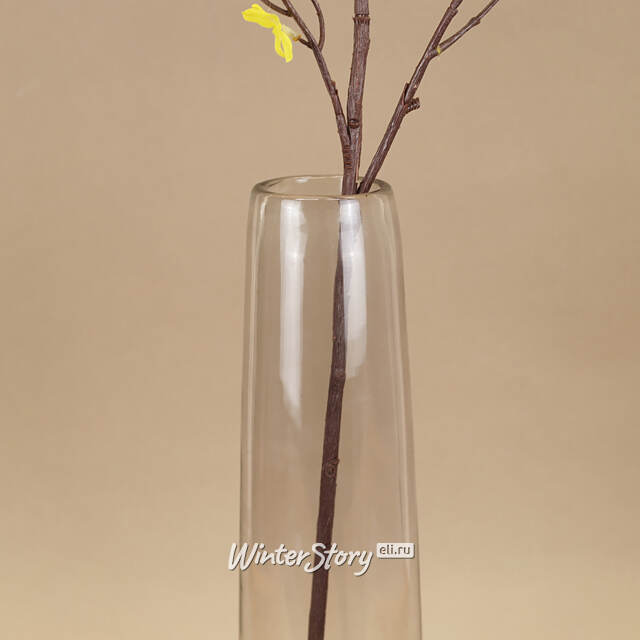 Ваза для цветов Xandra Single 38 см дымчато-серая Edelman