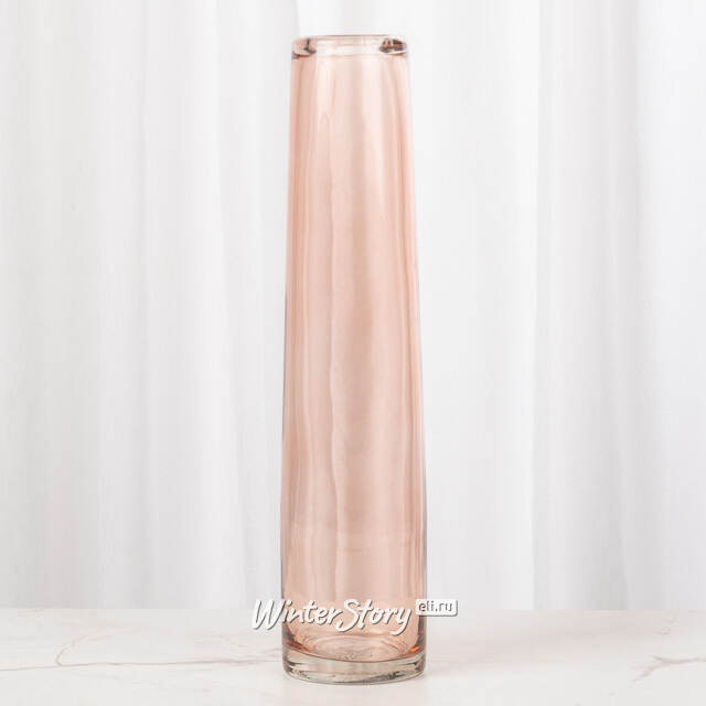 Ваза для цветов Xandra Single 31 см розовая Edelman