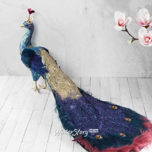 Декоративная фигура Турмалиновая Пава Розабелла - Сады Альгамбры 92 см Noel Collection (Katherine’s Style)