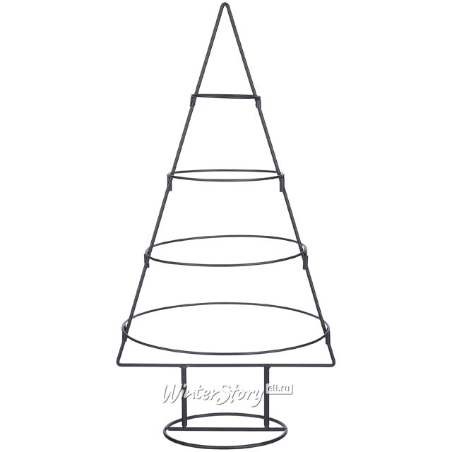 Декоративная елка из металла Gretel 78 см черная Edelman