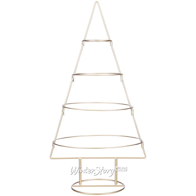 Декоративная елка из металла Gretel 78 см золотая Edelman